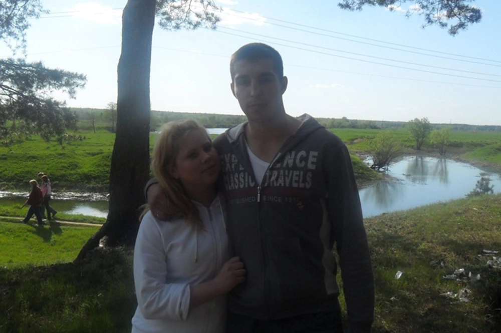 Антон Малышев с супругой.