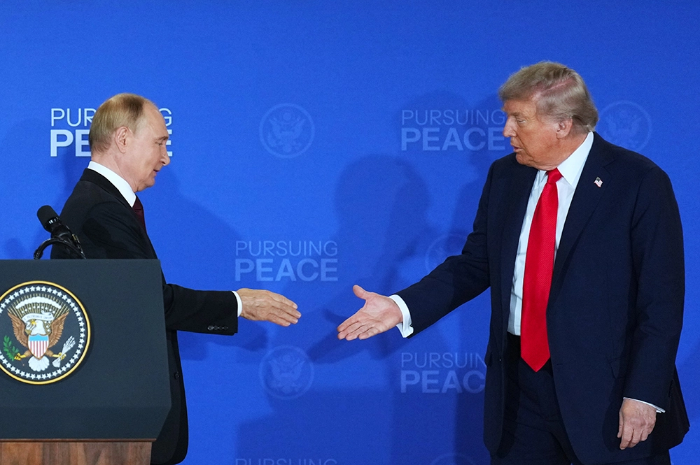 Встреча Владимира Путина и Дональда Трампа в Анкоридже.