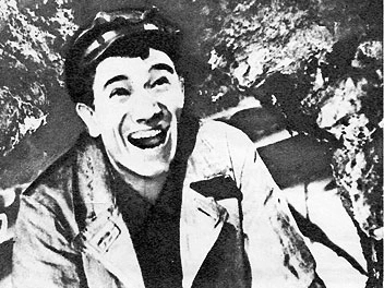 Армен Джигарханян в фильме «Обвал», 1960 г.