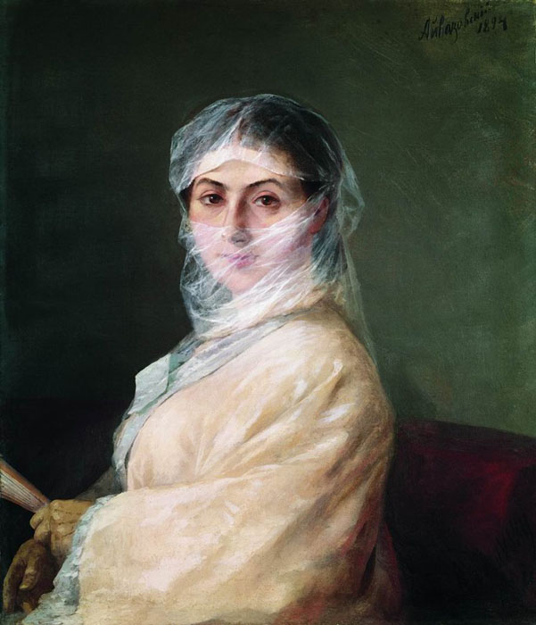 «Портрет Анны Саркисовой-Бурназян». Иван Айвазовский, 1882 г.