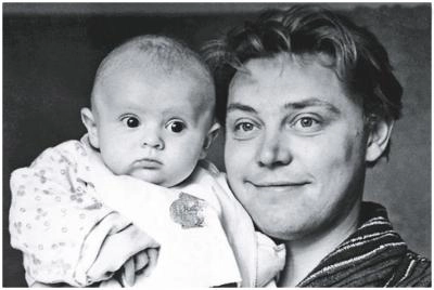 Вячеслав Невинный с сыном.