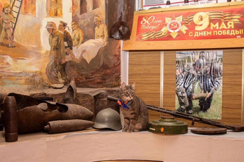 В музее ГУ МЧС по РК.