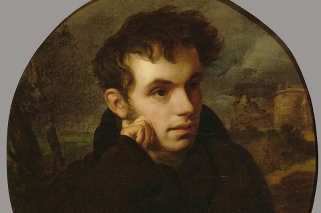Портрет  Жуковского работы О. А. Кипренского, 1815,