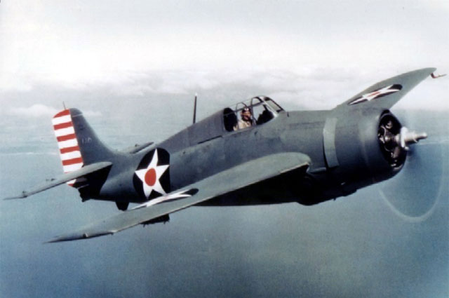 F4F-3, начало 1942 года.