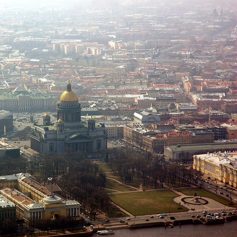 Крыши Санкт-Петербурга.