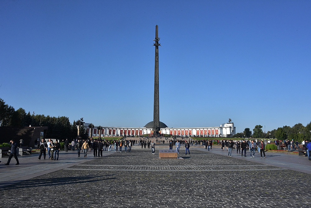Монумент Победы на Поклонной горе.