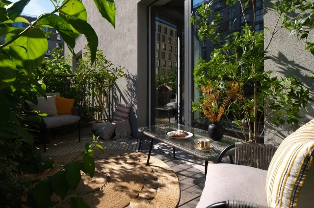 Можно выбрать уникальную планировку с террасой