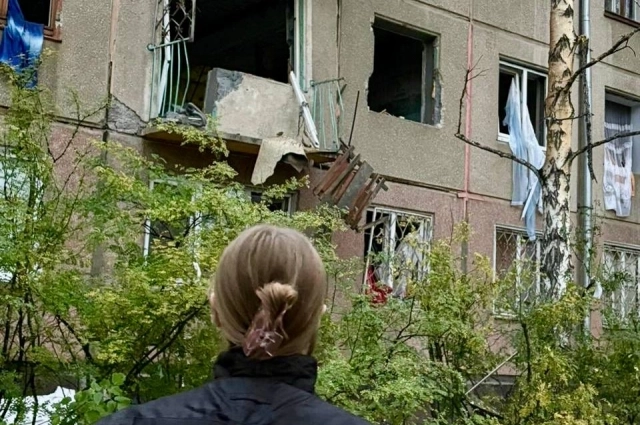 Так выглядит разрушения дома. 