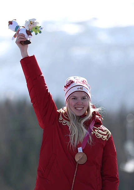 Варвара Ворончихина с бронзовой медалью.