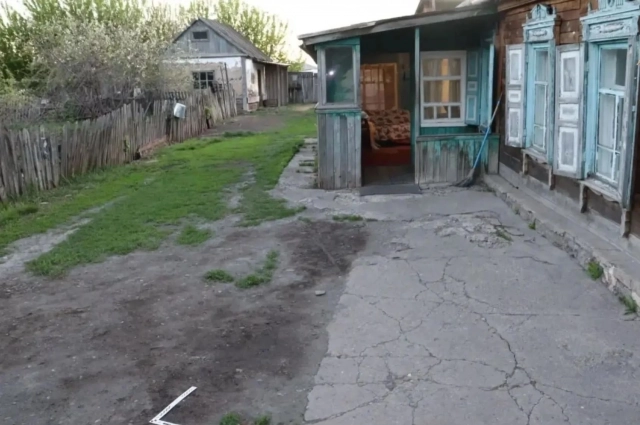 Дом в котором проживала пожилая пара.