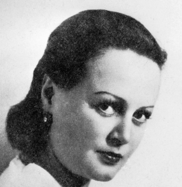Татьяна Окуневская. 1948 год.