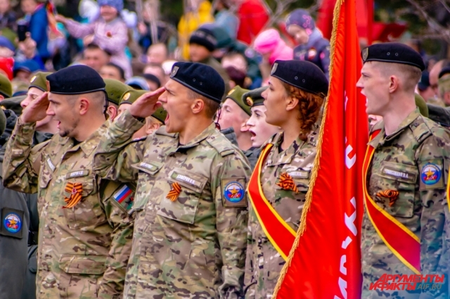 В 2026 году акция пройдёт в новом формате — «Бессмертный полк на стадионе»