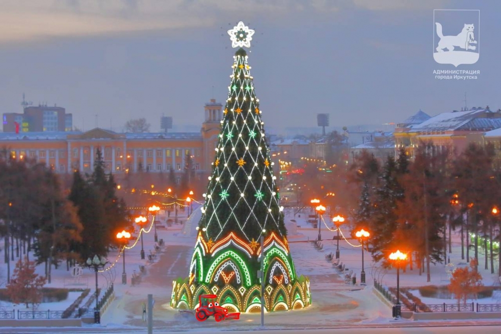 Сквер Кирова будет ярко сиять 31 декабря