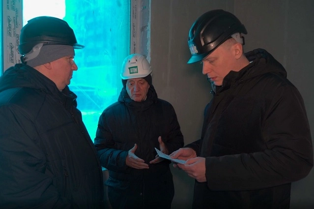 Строительство детской поликлиники в Заречном микрорайоне идет по графику