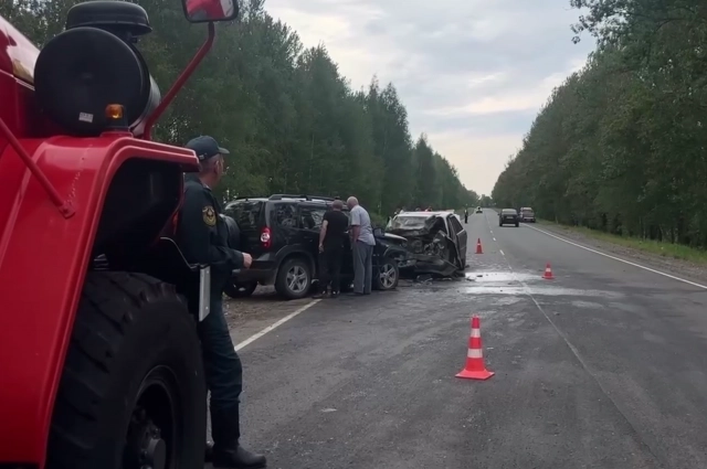 Экстренные службы работали на трассе.