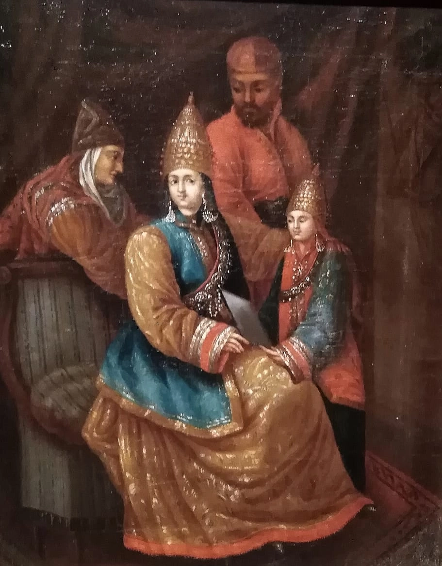 Портрет Сююмбике неизвестного художника, созданная в конце XVIII - XIX вв. из собрания Государственного Эрмитажа.