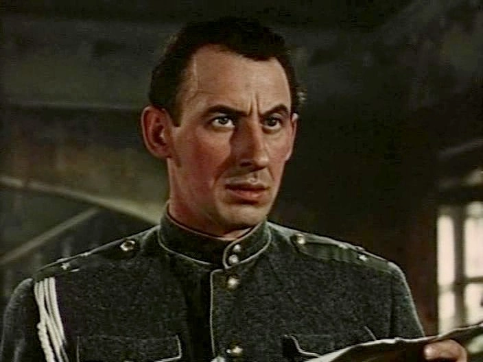Владимир Басов в фильме «Школа мужества», 1954 г.