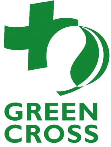 Логотип Международного Зелёного Креста.