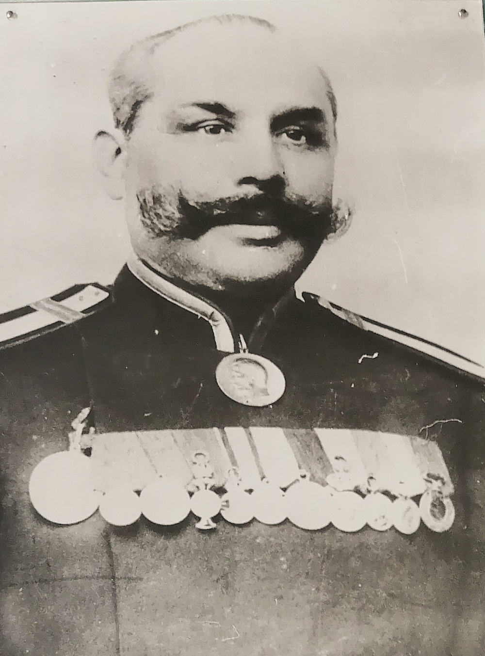 Конно-полицейский урядник Омского уезда Константин Свиридов,1910 г.