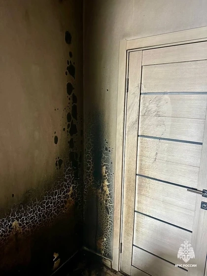 Последствия возгорания электросамоката.