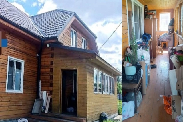 Дом, где произошла трагедия.