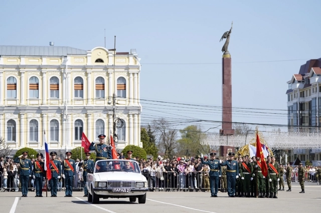 Парад Победы в Ставрополе.