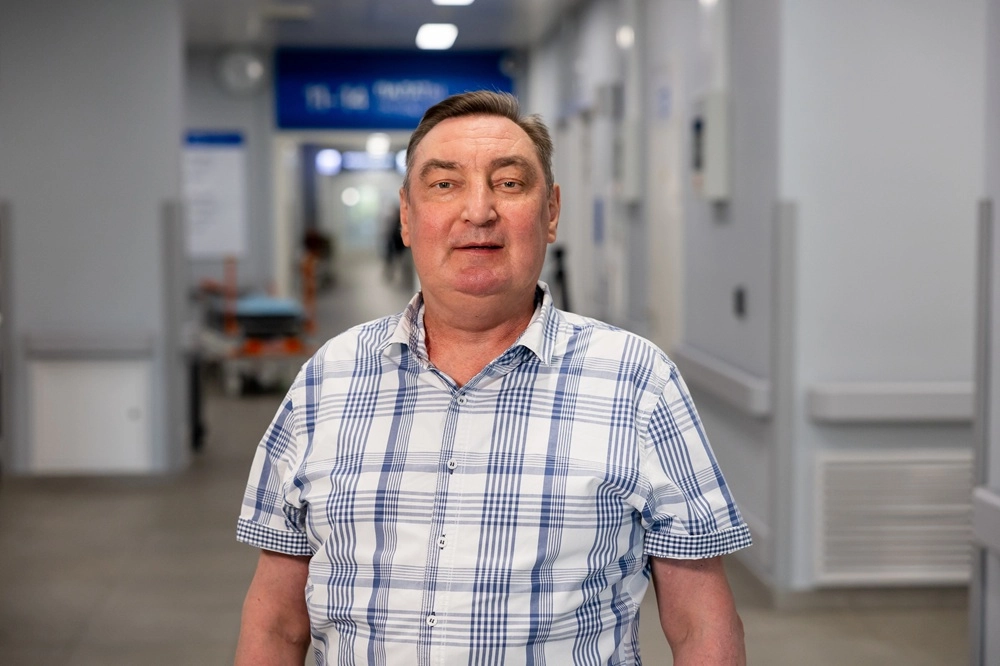 Пациент Юрий Лопатченко.