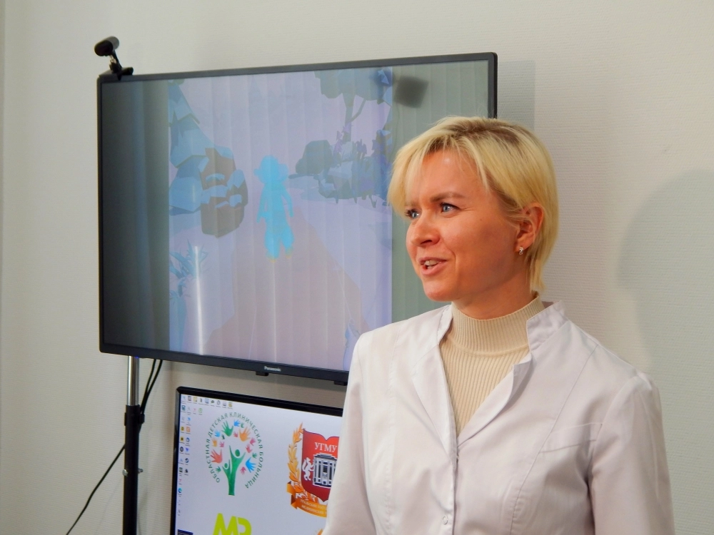 Екатерина Москвина рассказывает о виртуальной игре, в которой ребёнка учат правильному дыханию.