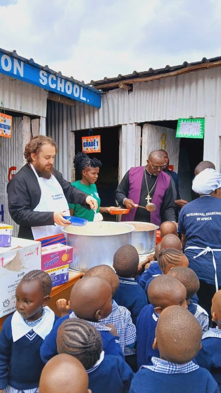 Священник Альвиан в Кении в 2025 году.