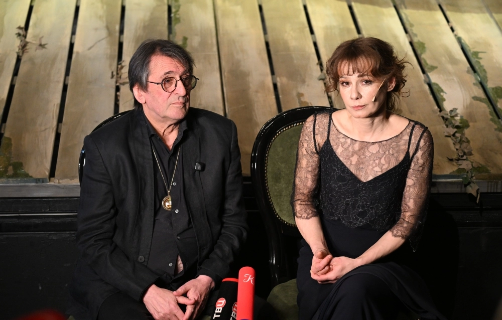 Полина Агуреева и дирижер Юрий Башмет.
