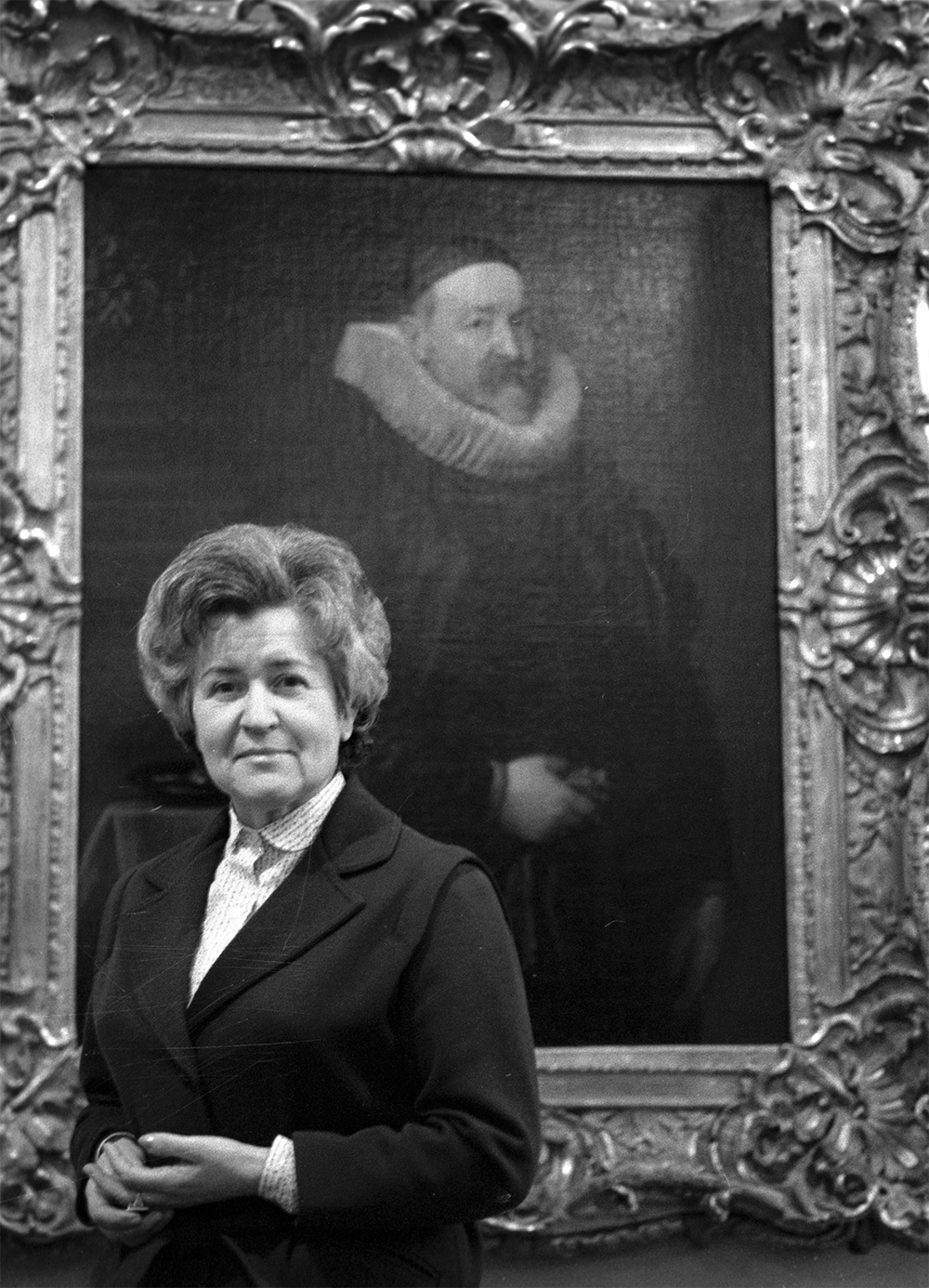Директор Государственного музея изобразительных искусств имени А. С. Пушкина Ирина Антонова. 1983 год.