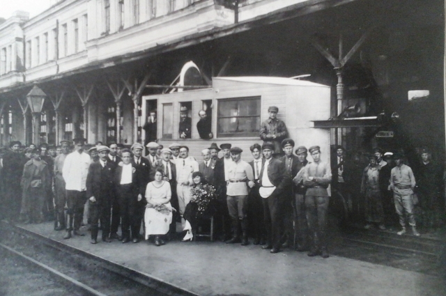  Отправление аэровагона из Тулы. 1921 г. То самое последнее фото. 