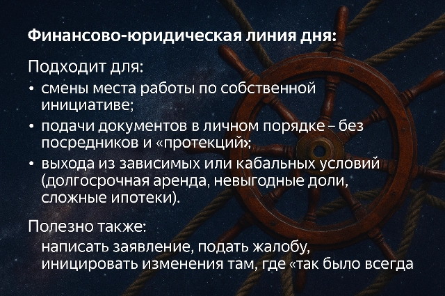 Гороскоп: штурвал
