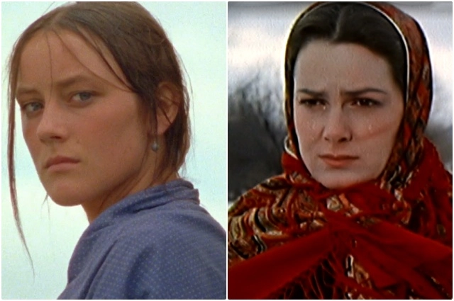 Элина Быстрицкая и Полина Чернышова в роли Аксиньи Астаховой
