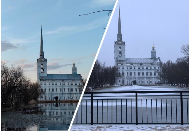 Вид на храм сильно поменялся.