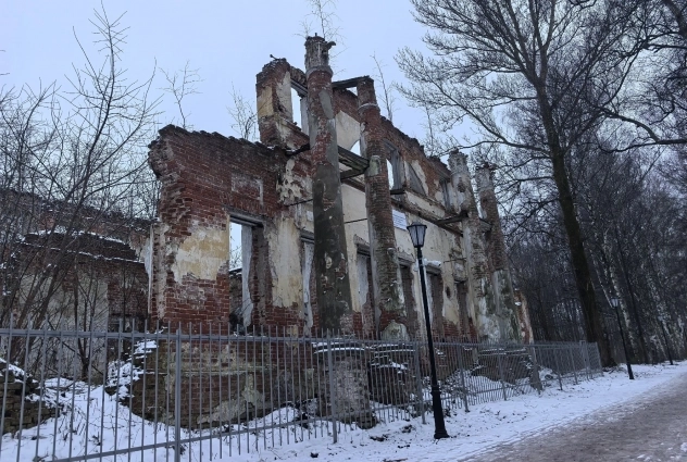 Вид на заброшенные дома стал еще более удручающим.