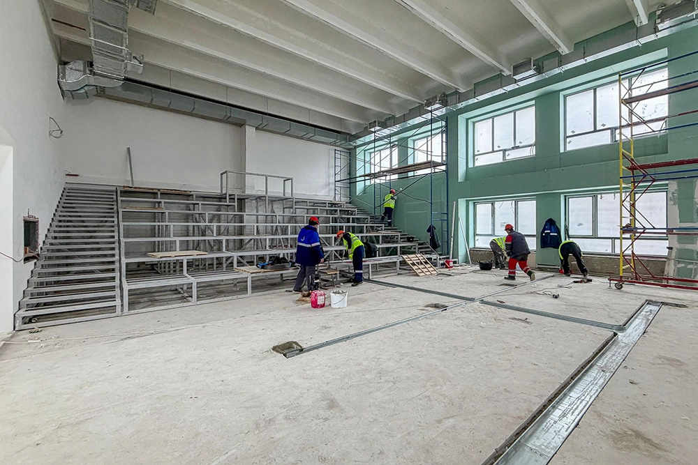 Реконструкция школы № 1619 в районе Строгино в рамках программы «Моя школа».