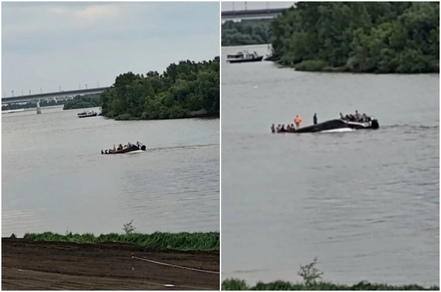 Очевидцы с берега никак не могли помочь людям в беде.