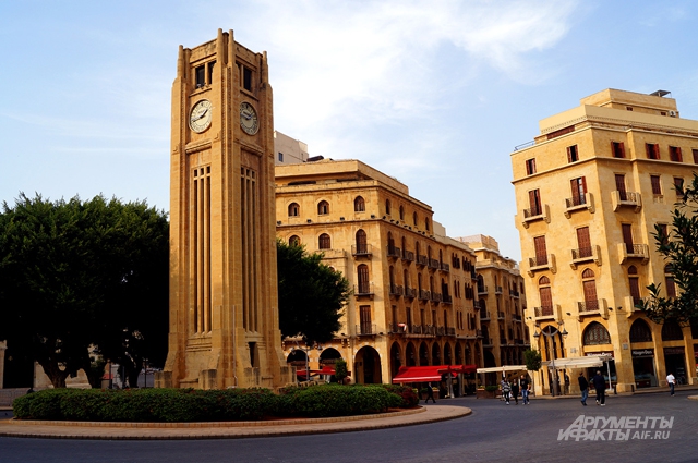 Ливан. Бейрут. Площадь звезды одно из любимейших мест иностранных туристов