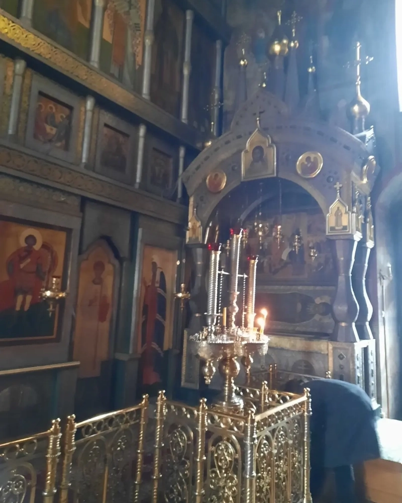 Рака преподобного Пафнутия в Боровском монастыре.