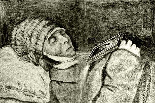 Посмертный портрет Веры Молчальницы — единственное сохранившееся её изображение.