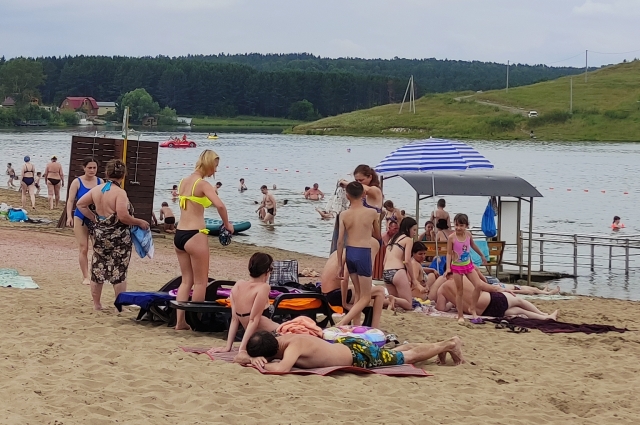 Недалеко от Кемерова есть также пляж 