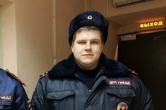 Андрей Фомин в 2019 году - после задержания пьяного покупателя.