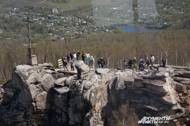 Один из видов, который открывается с обзорной башни.