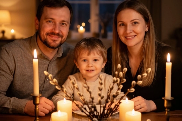 Освященные ветки принято хранить дома целый год — у икон или за ними. Они считаются своеобразной святыней, напоминающей о встрече Господа.