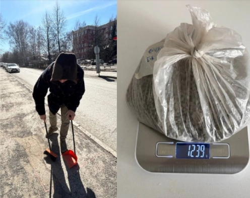 Вот здесь уже жалеем, что не взяли респиратор.