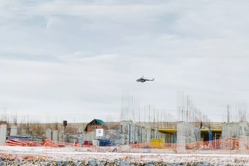 Строительная площадка апарт-комплекса 