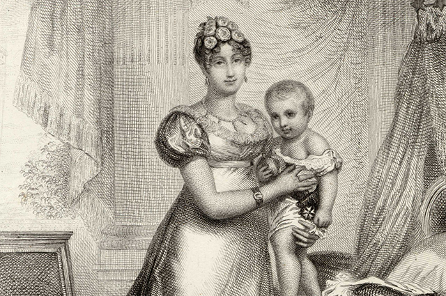 Мария-Луиза Австрийская с сыном