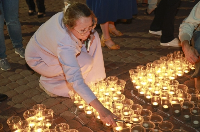 «Свеча памяти» в Барнауле