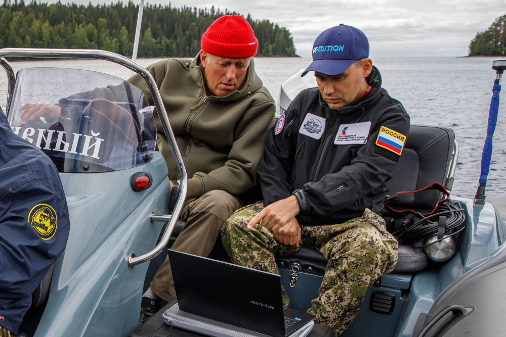 дайвер Станислав Трофимов и Руководитель клуба 